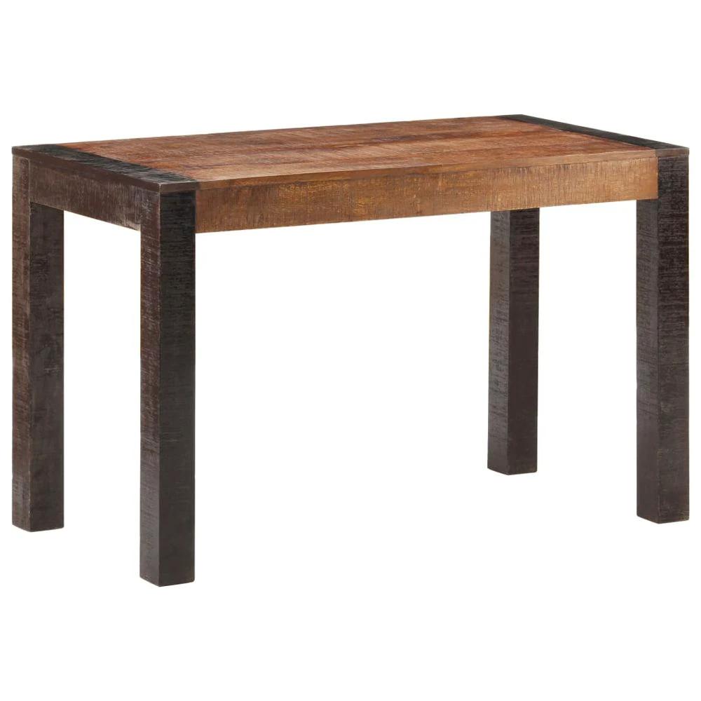 vidaXL Dining Table 160x80x76 cm vidaXL Solid Mango Wood - Uncategorized Dining Table