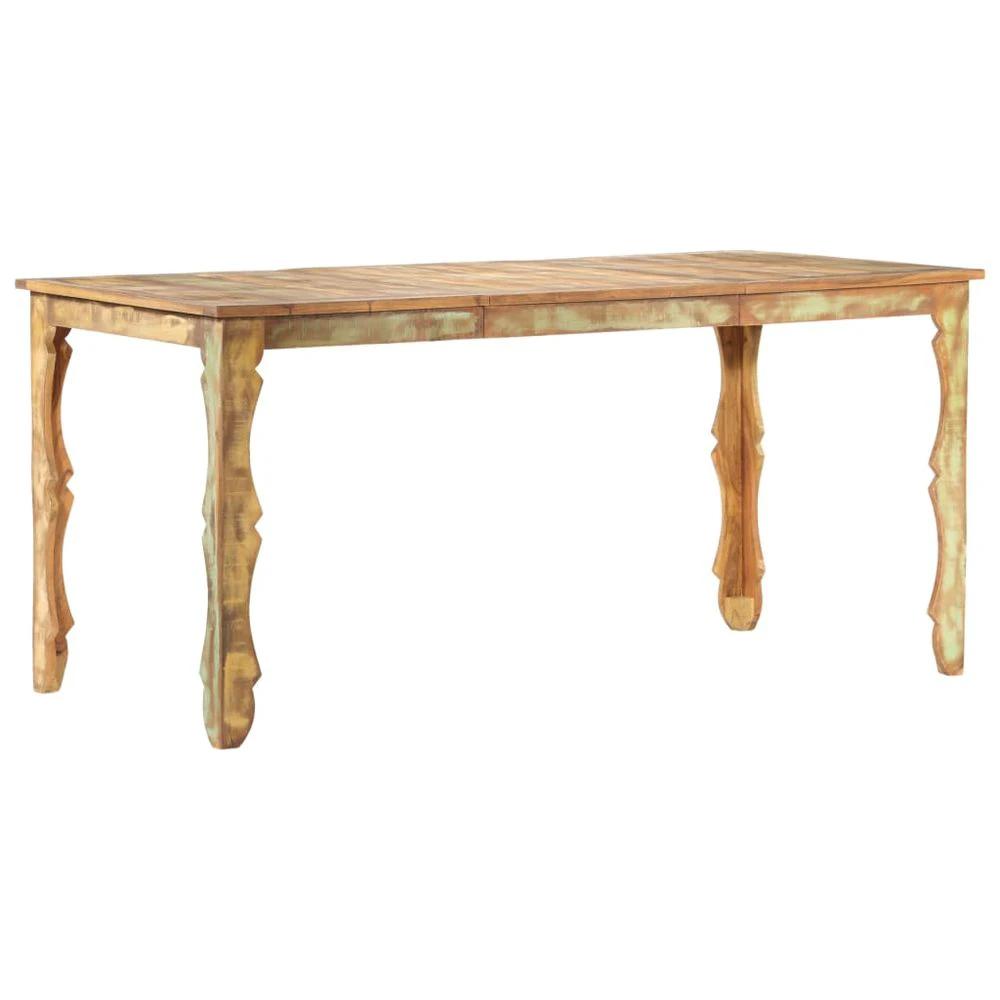 Dining Table 110x52x76 cm vidaXL Solid Wood Reclaimed by vidaXL