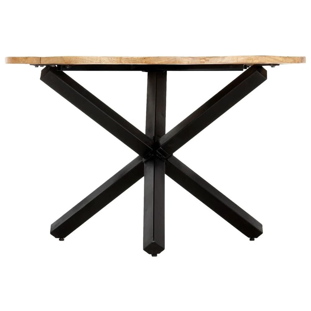 vidaXL Dining Table Round 120x76 cm vidaXL Solid Mango Wood - Uncategorized Dining Table