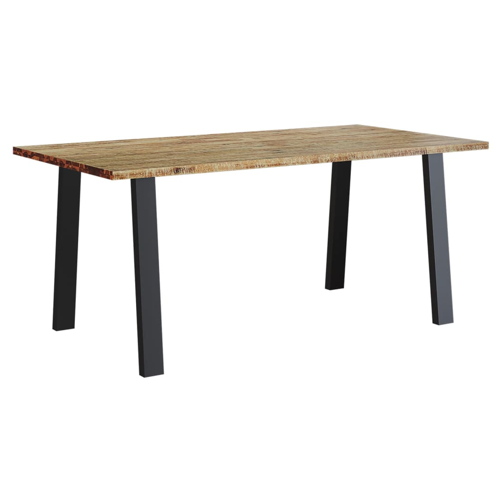 vidaXL Dining Table 150x90x75 cm vidaXL Solid Wood Acacia - Uncategorized Dining Table