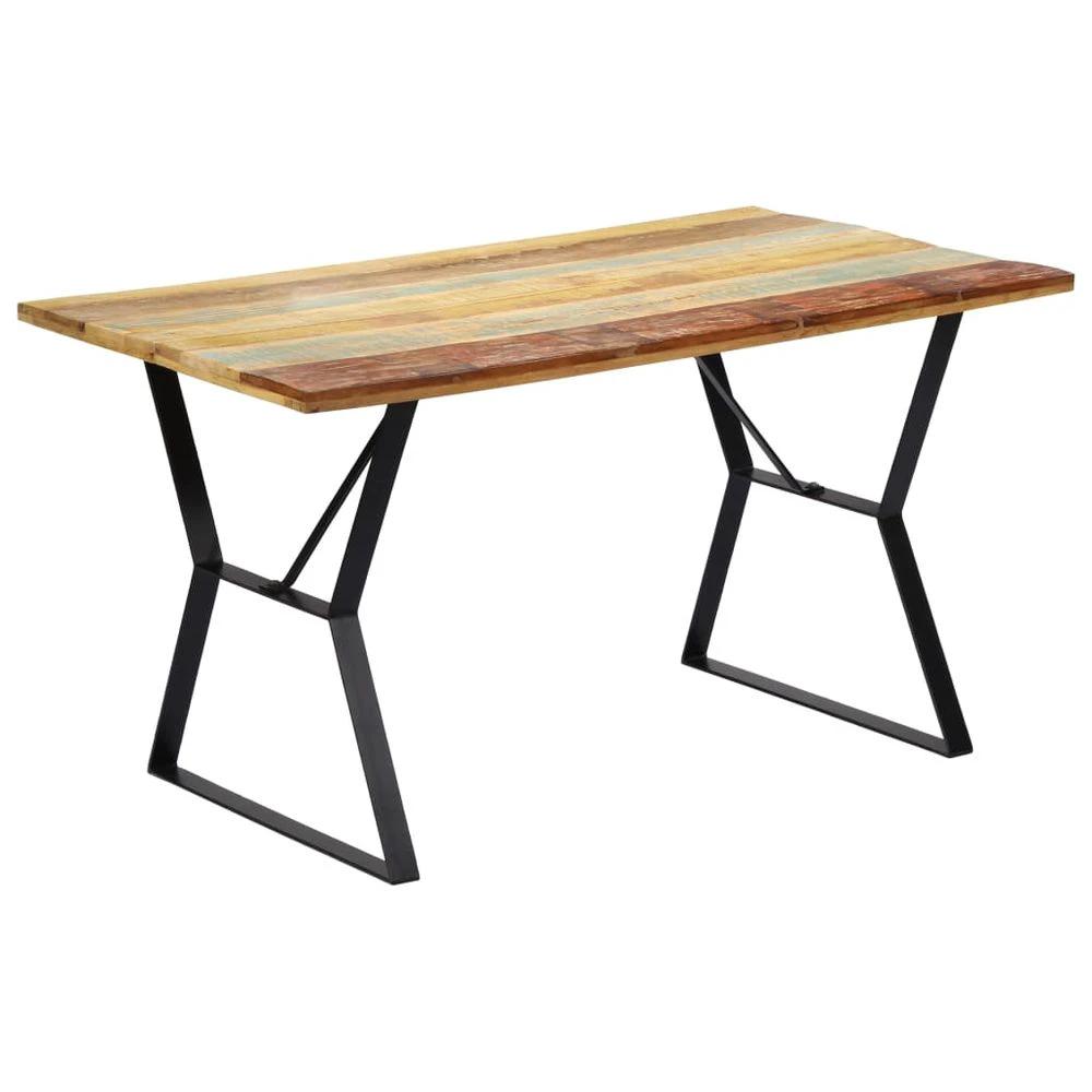 Dining Table 180x90x76 cm vidaXL Solid Mango Wood by vidaXL