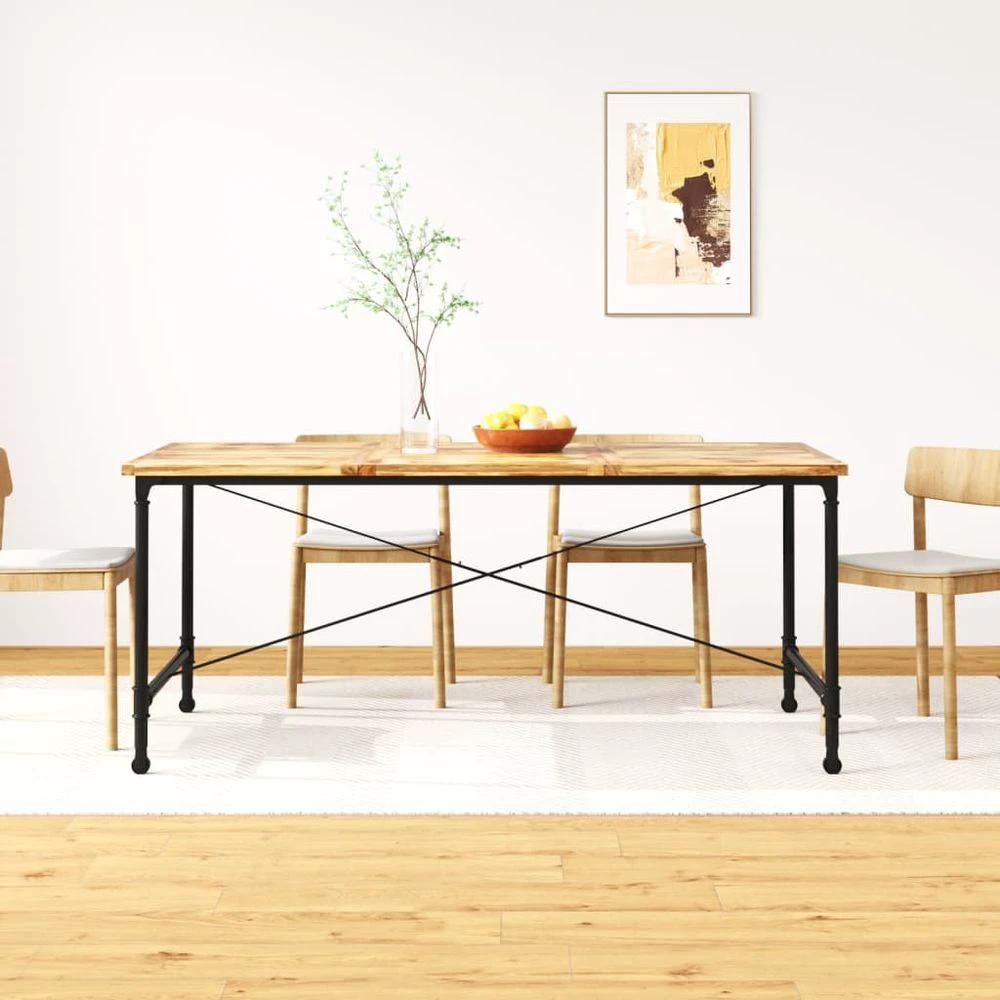 vidaXL Dining Table vidaXL Solid Mango Wood 180 cm - Uncategorized Dining Table