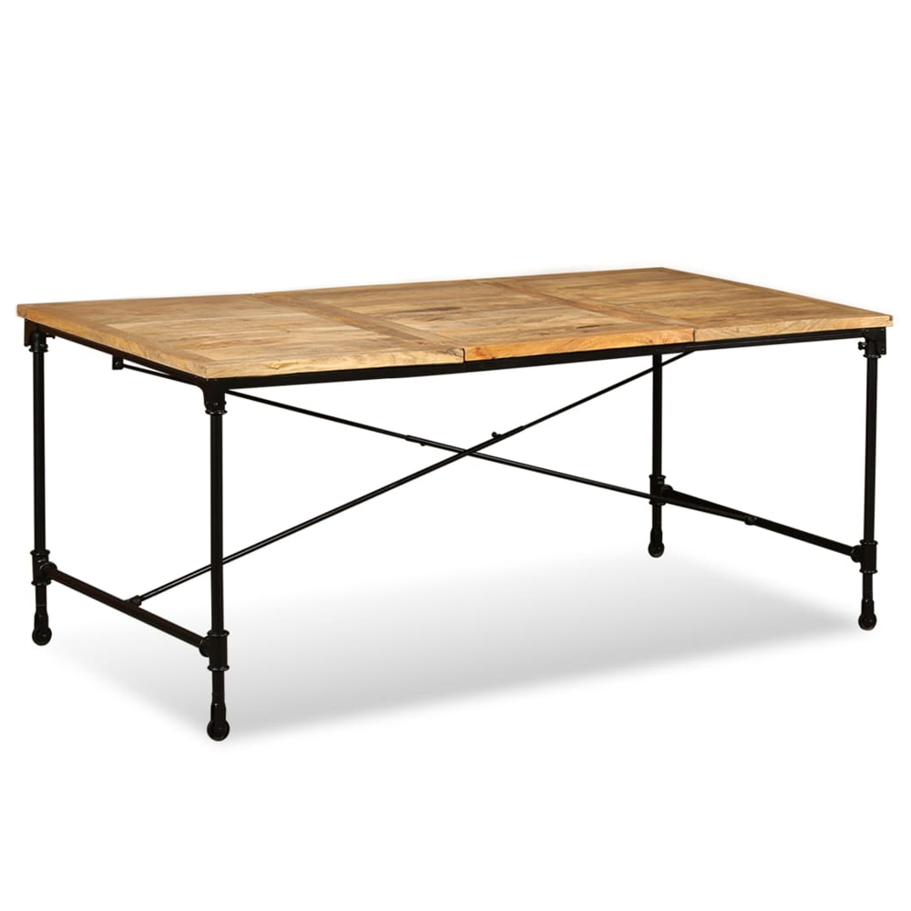 vidaXL Dining Table vidaXL Solid Mango Wood 180 cm - Uncategorized Dining Table