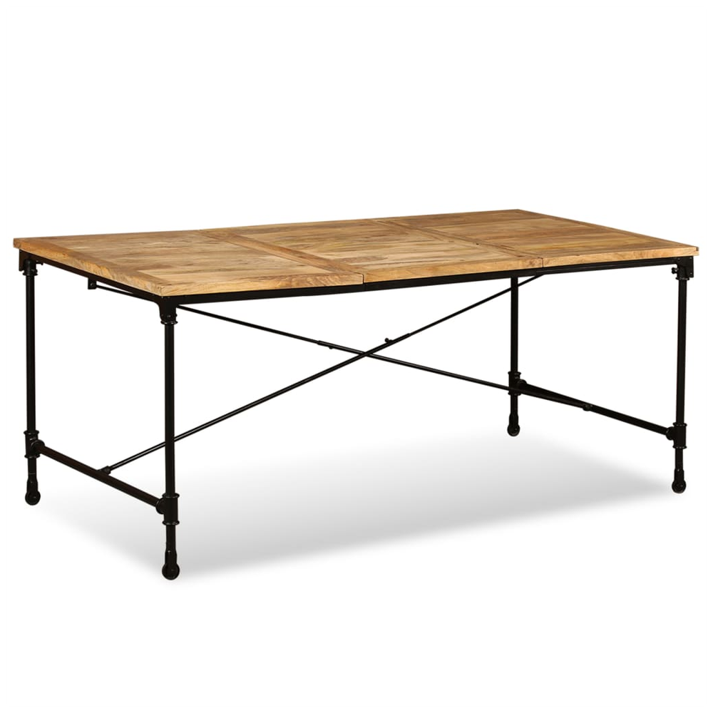 vidaXL Dining Table vidaXL Solid Mango Wood 180 cm - Uncategorized Dining Table