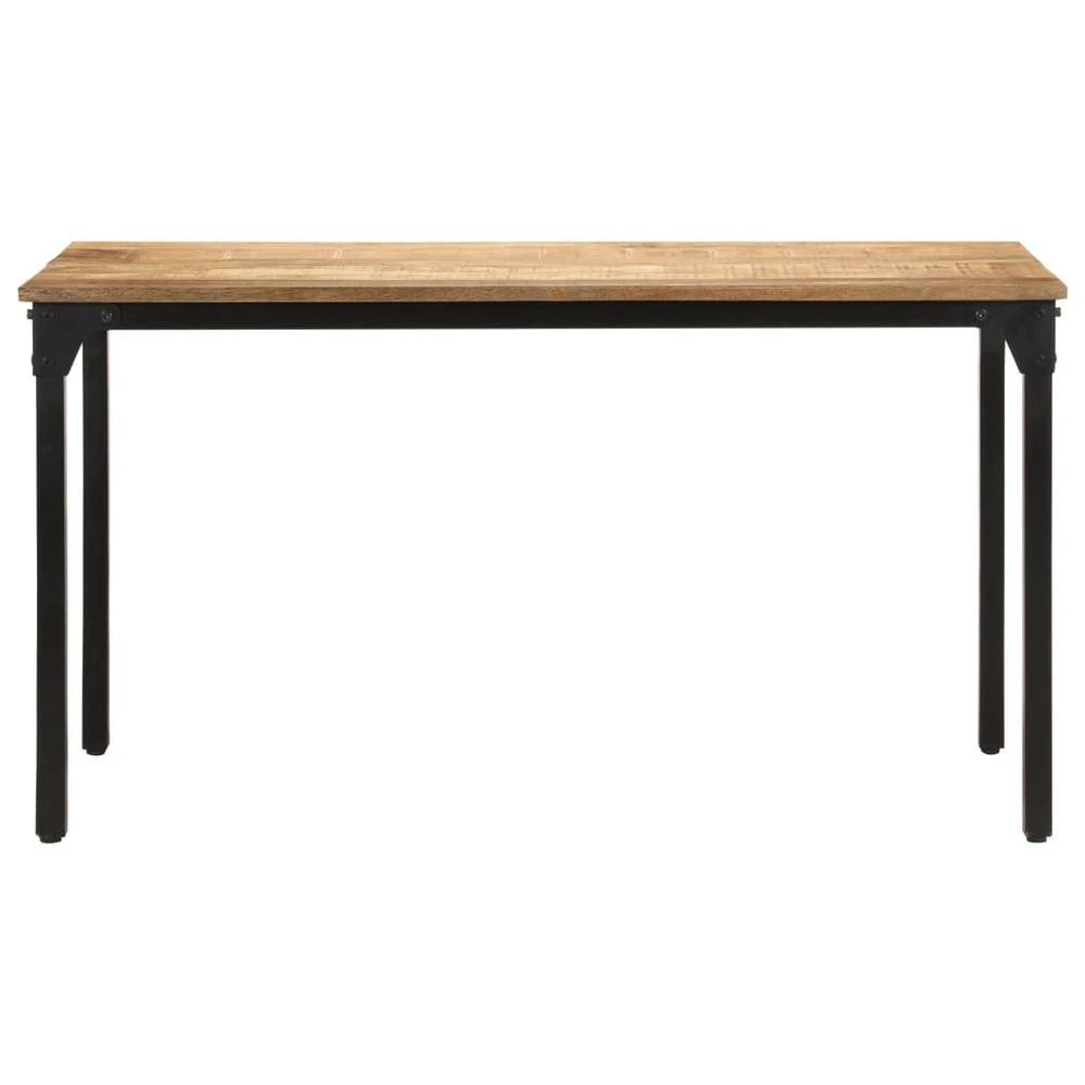 vidaXL Dining Table 140x70x76 cm vidaXL Rough Mango Wood - Uncategorized Dining Table