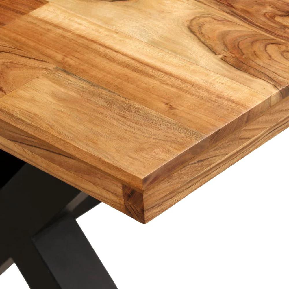 Dining Table Solid Acacia and Mango Wood vidaXL 180x90x76 cm by vidaXL