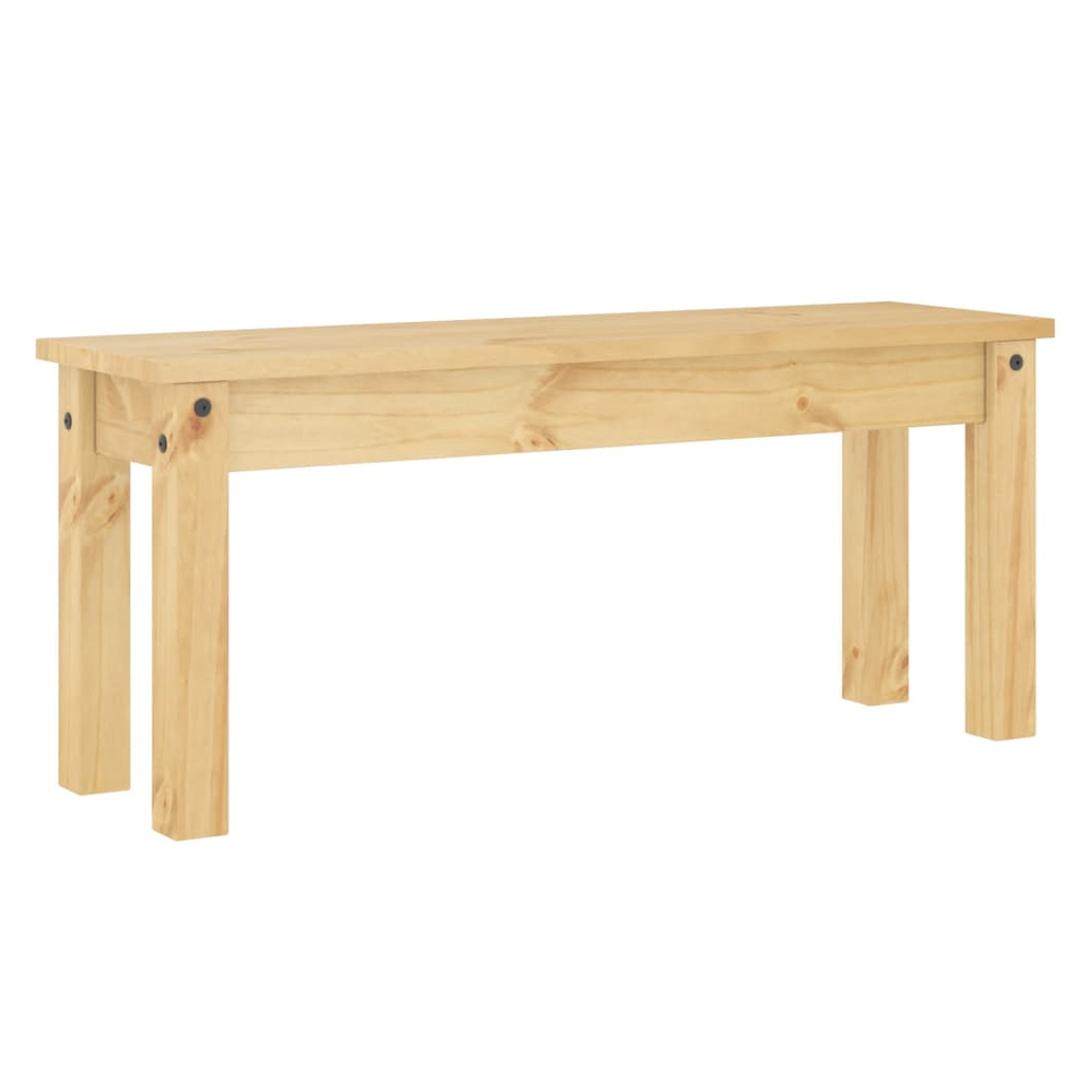 vidaXL Dining Bench Panama 105x30x45 cm vidaXL Solid Wood Pine - Uncategorized Dining Table