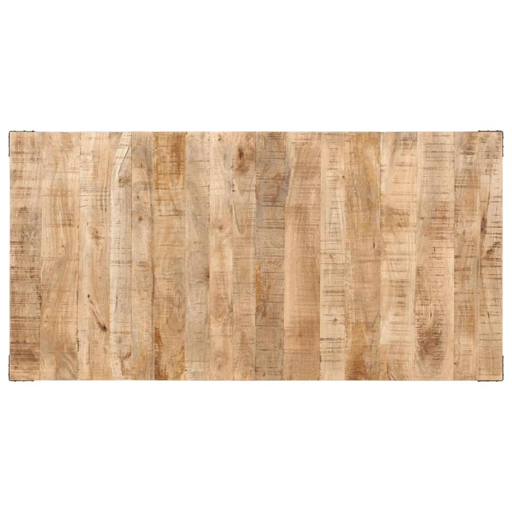 Dining Table 200x100x75 cm vidaXL Solid Wood Mango by vidaXL