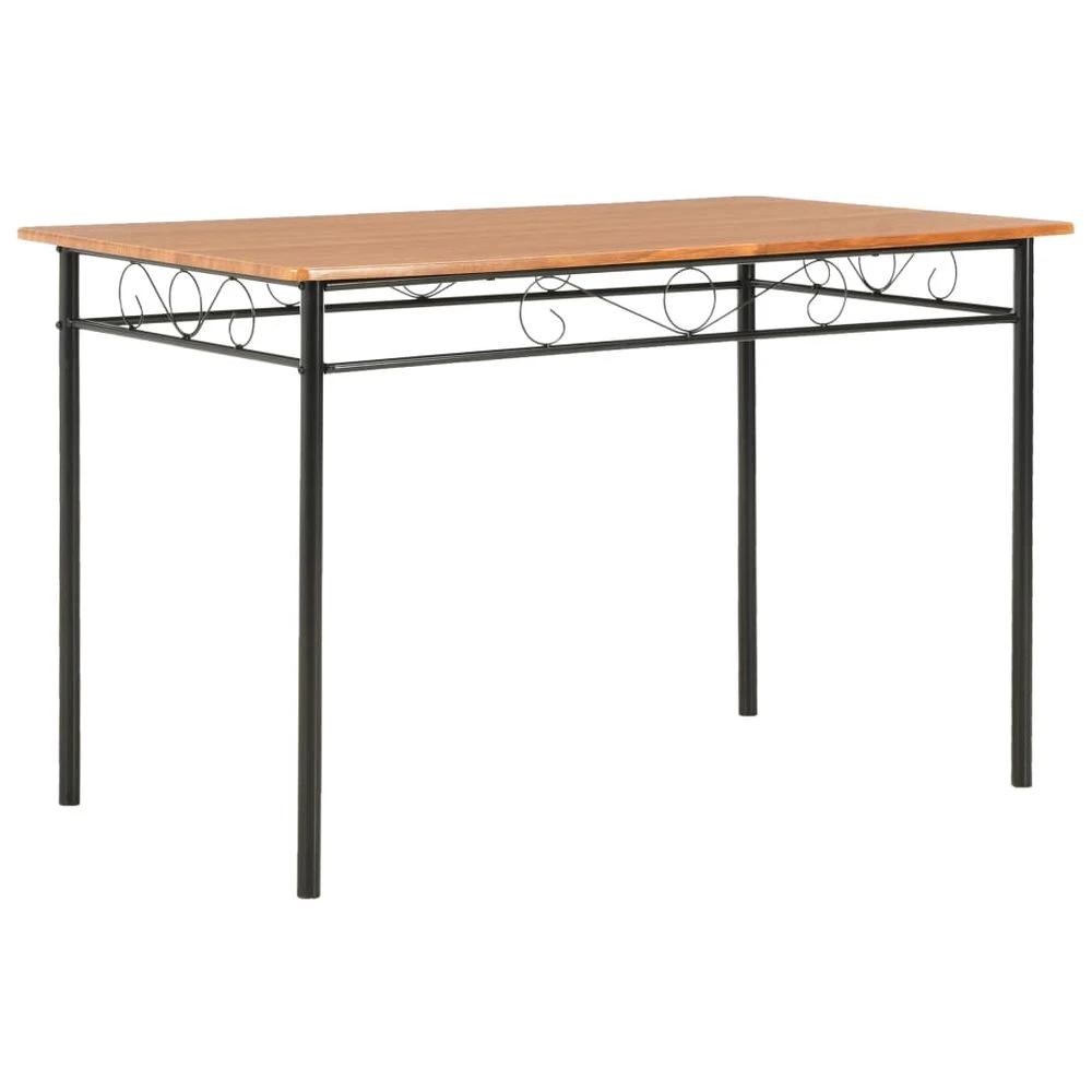 vidaXL Dining Table Brown 120x70x75 cm vidaXL MDF - Uncategorized Dining Table