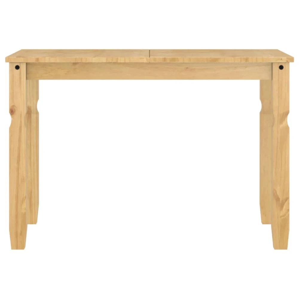 Dining Table Corona 112x60x75 cm vidaXL Solid Wood Pine by vidaXL