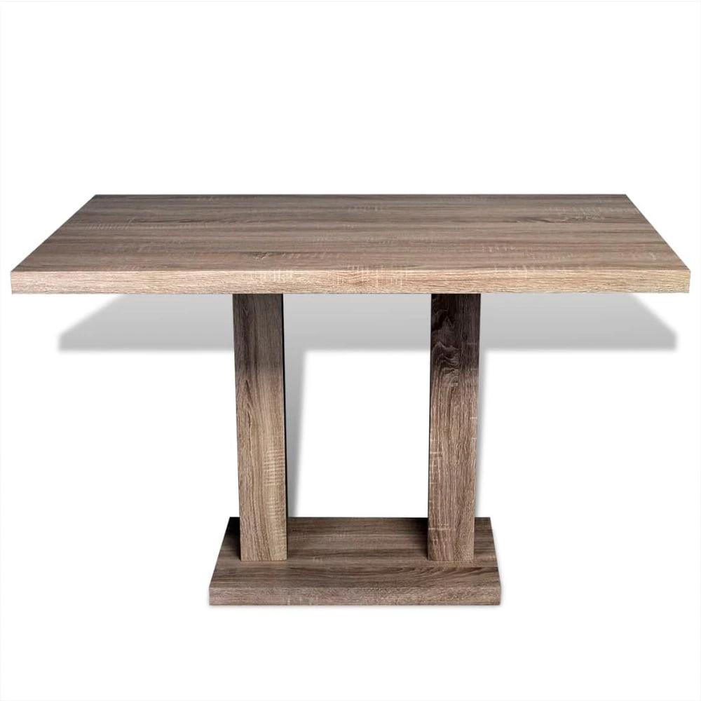 vidaXL Dining Table MDF vidaXL Oak-look - Uncategorized Dining Table