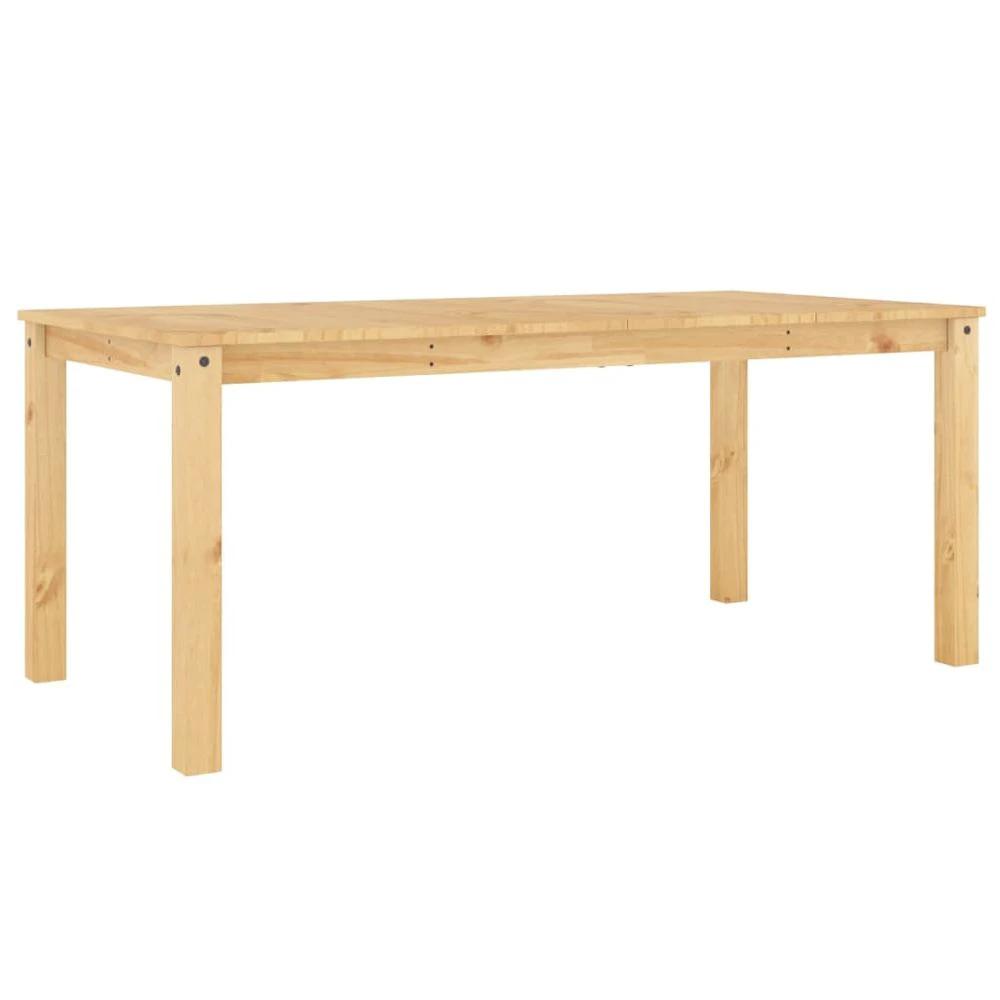 vidaXL Dining Table Panama 180x90x75 cm vidaXL Solid Wood Pine - Uncategorized Dining Table