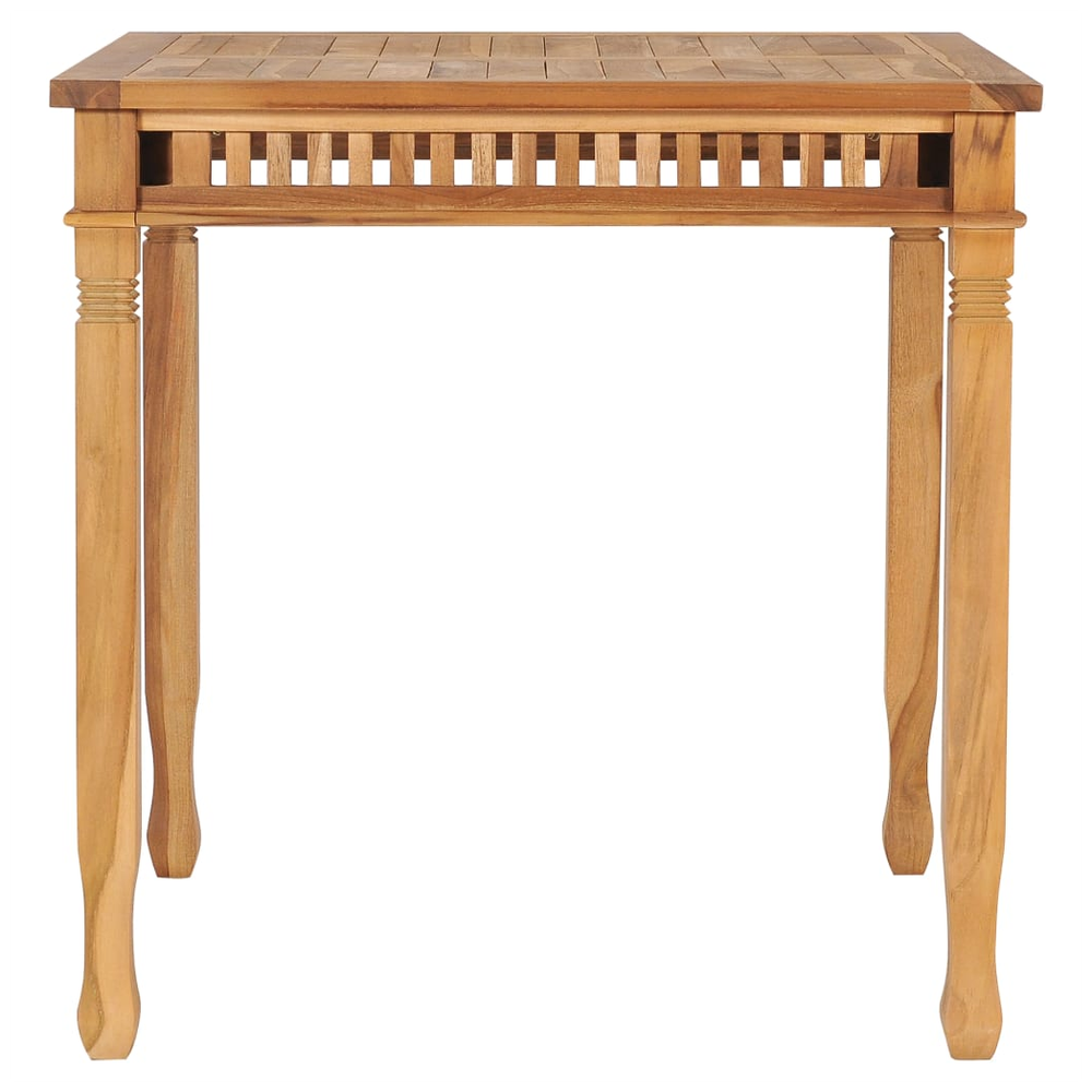 Garden Dining Table vidaXL 80x80x80 cm Solid Teak Wood by vidaXL