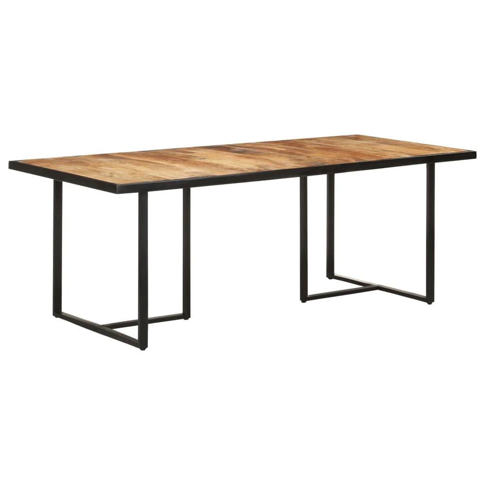 vidaXL Dining Table 110x55x75.5 cm vidaXL Solid Wood Mango - Uncategorized Dining Table