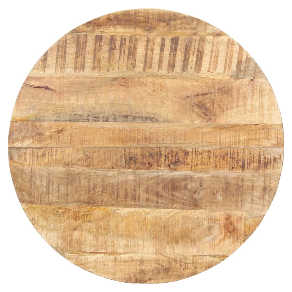 Dining Table 80 cm vidaXL Rough Mango Wood by vidaXL
