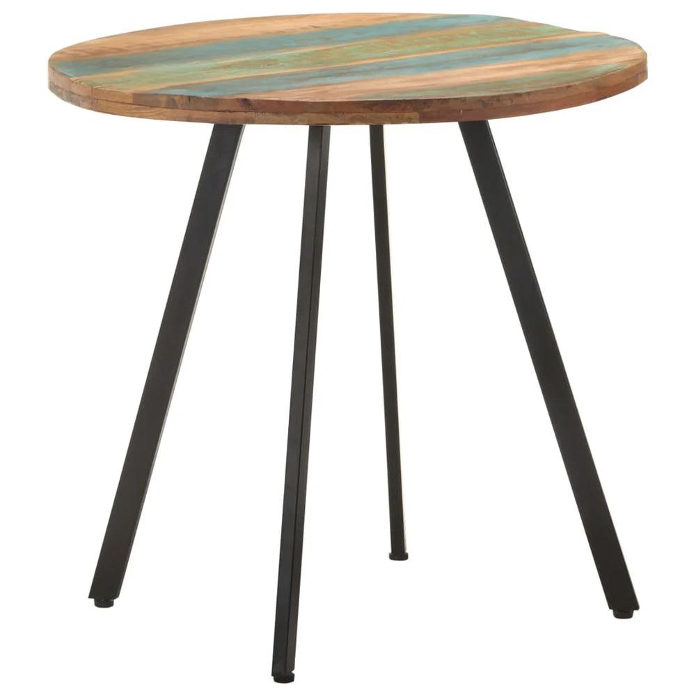 vidaXL Dining Table 80 cm vidaXL Rough Mango Wood - Uncategorized Dining Table