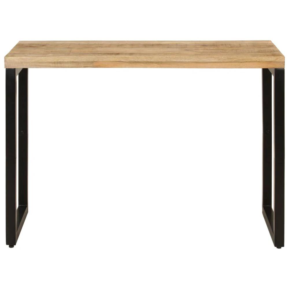 Dining Table 110x50x76 cm vidaXL Solid Wood Mango by vidaXL