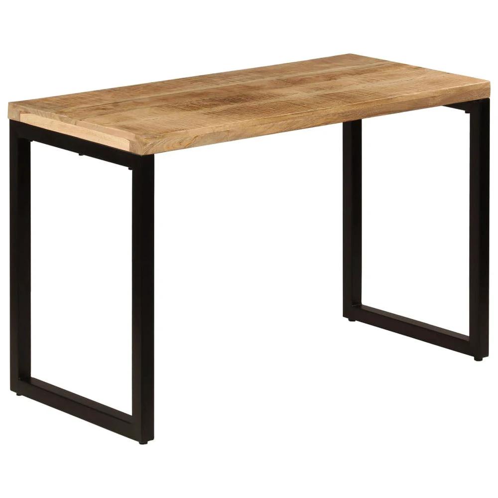 Dining Table 110x50x76 cm vidaXL Solid Wood Mango by vidaXL