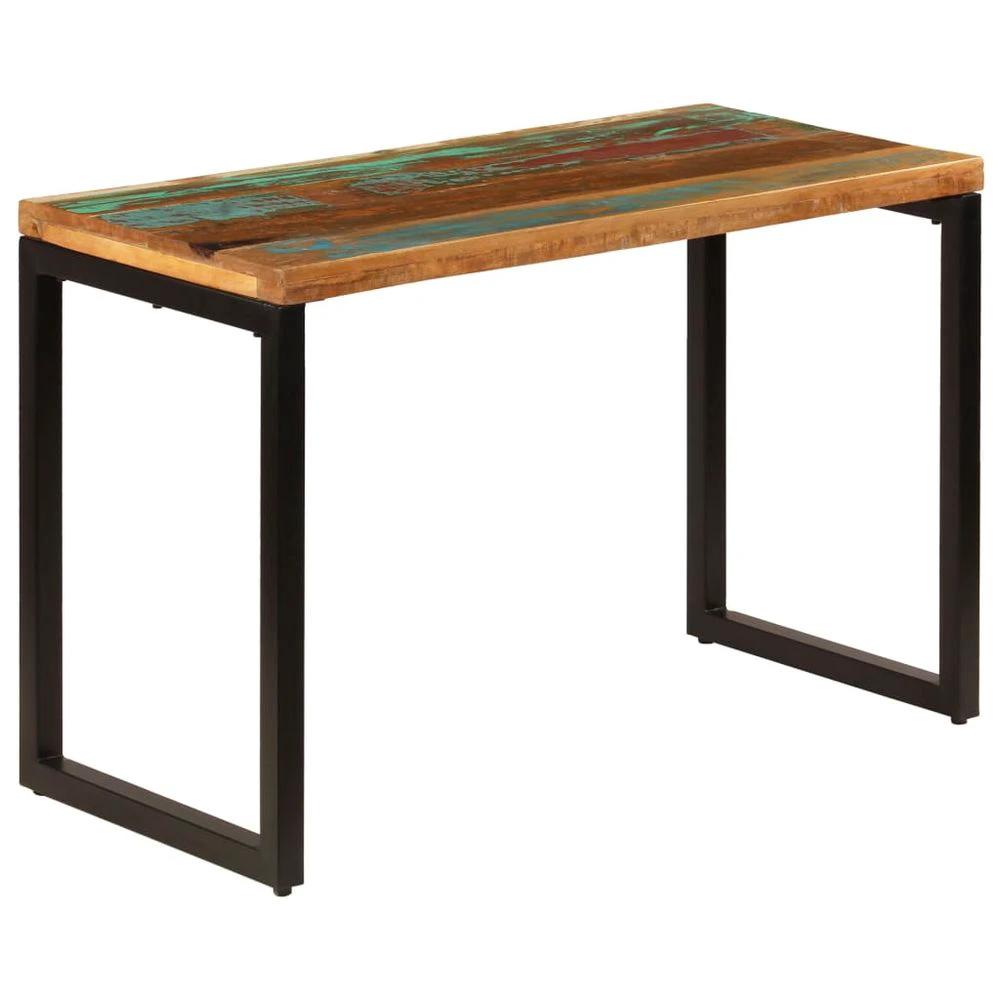 Dining Table 110x50x76 cm vidaXL Solid Wood Mango by vidaXL
