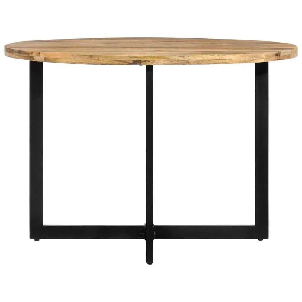 Dining Table 110x75 cm vidaXL Solid Wood Mango by vidaXL