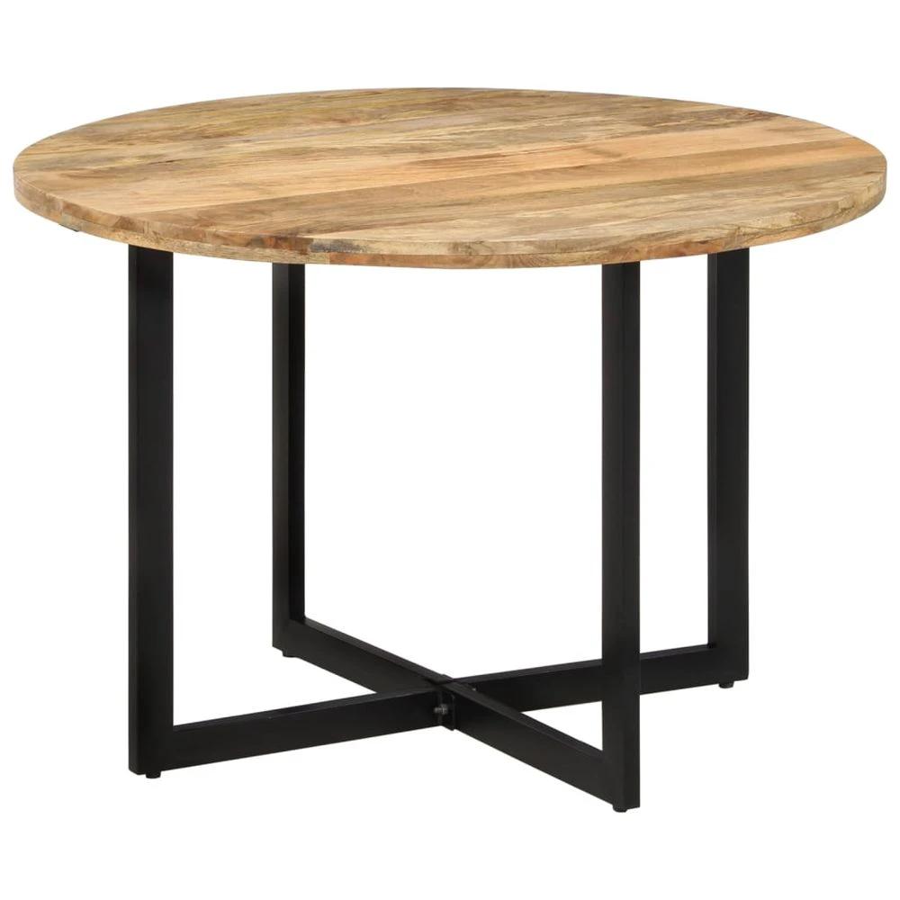 Dining Table 110x75 cm vidaXL Solid Wood Mango by vidaXL