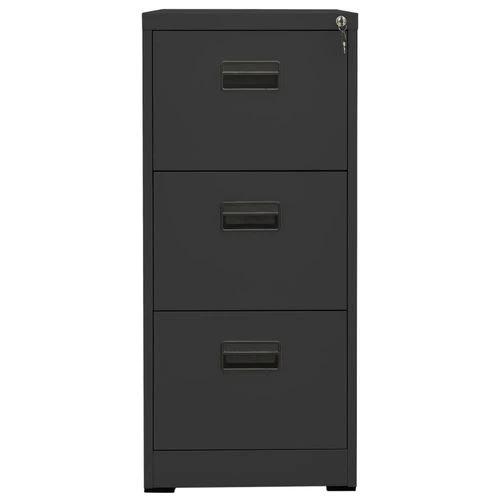 vidaXL vidaXL Filing Cabinet White 46x62x72.5 cm Steel - Uncategorized Filing Cabinet