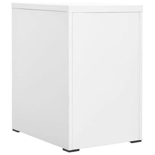 vidaXL vidaXL Filing Cabinet White 46x62x72.5 cm Steel - Uncategorized Filing Cabinet
