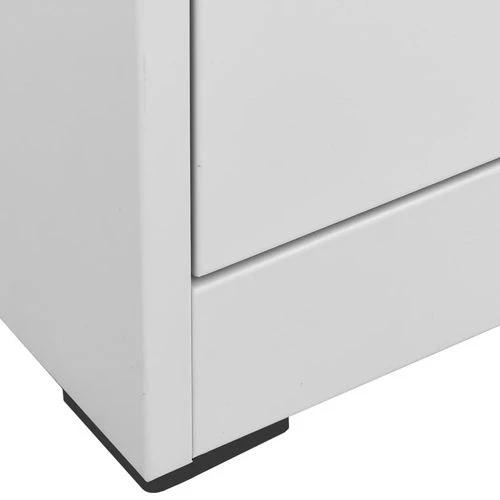 vidaXL Filing Cabinet White 46x62x72.5 cm Steel by vidaXL