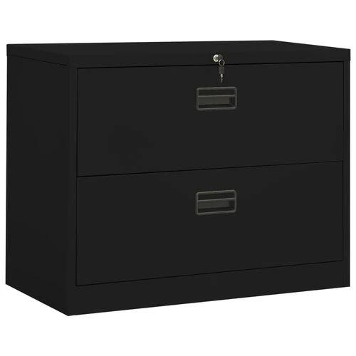 vidaXL Filing Cabinet White 90x46x72.5 cm Steel by vidaXL