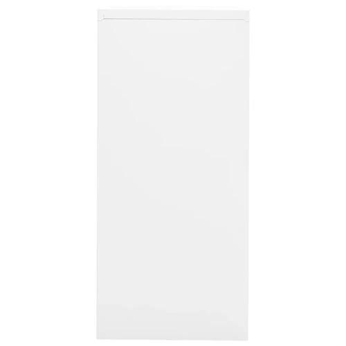 vidaXL Filing Cabinet White 90x46x72.5 cm Steel - Filing Cabinet