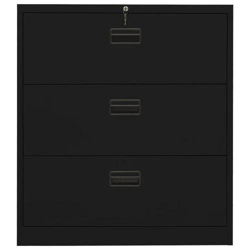 vidaXL Filing Cabinet White 90x46x72.5 cm Steel - Filing Cabinet