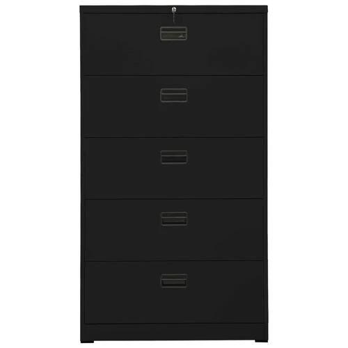 vidaXL Filing Cabinet White 90x46x72.5 cm Steel - Filing Cabinet