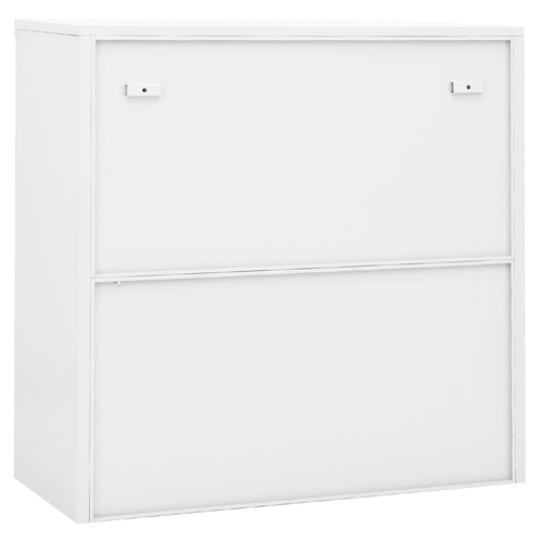 vidaXL Office Cabinet with Sliding Door White 90x40x90 cm Steel by vidaXL