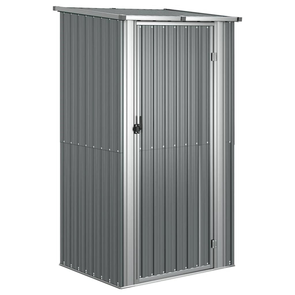 vidaXL vidaXL Garden Shed Green 118.5x97x209.5 cm Galvanised Steel - Garden Shed