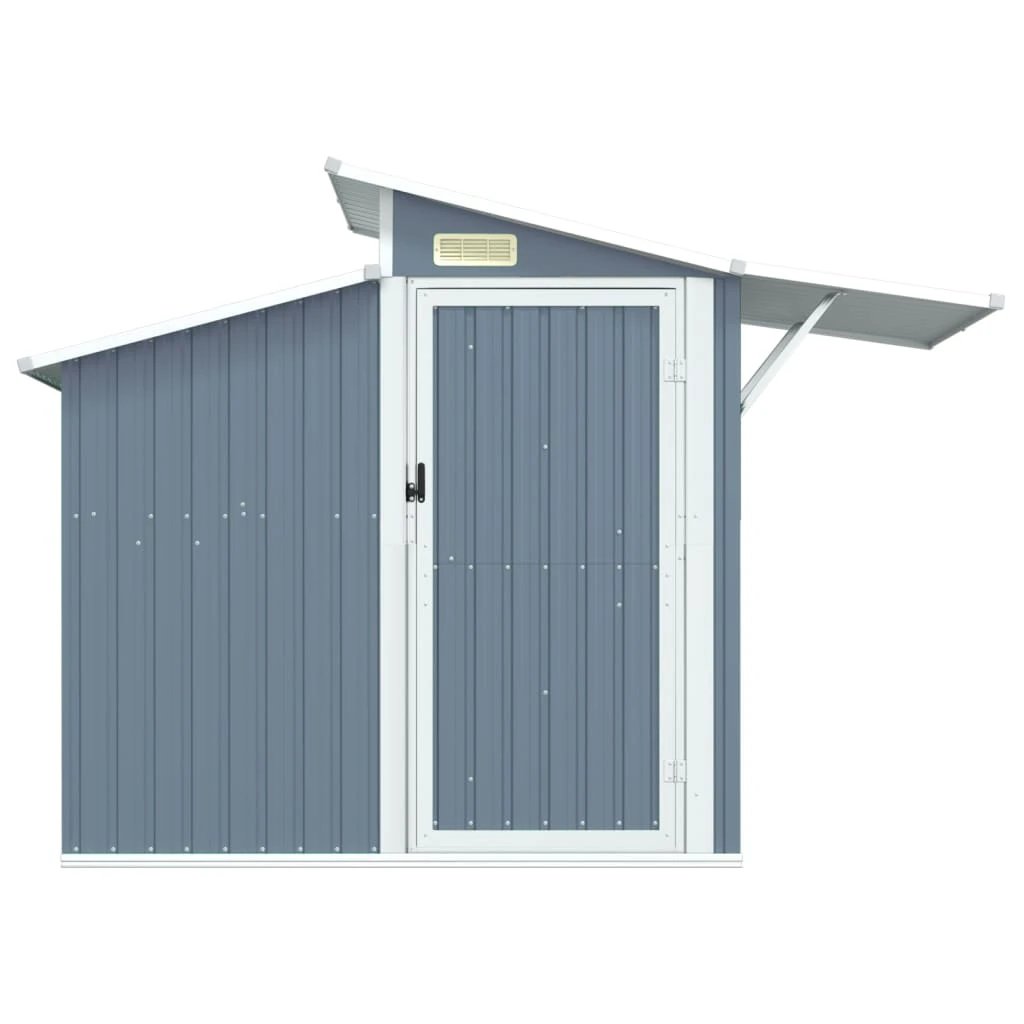 vidaXL vidaXL Garden Shed Green 270x130x208.5 cm Galvanised Steel - Garden Shed