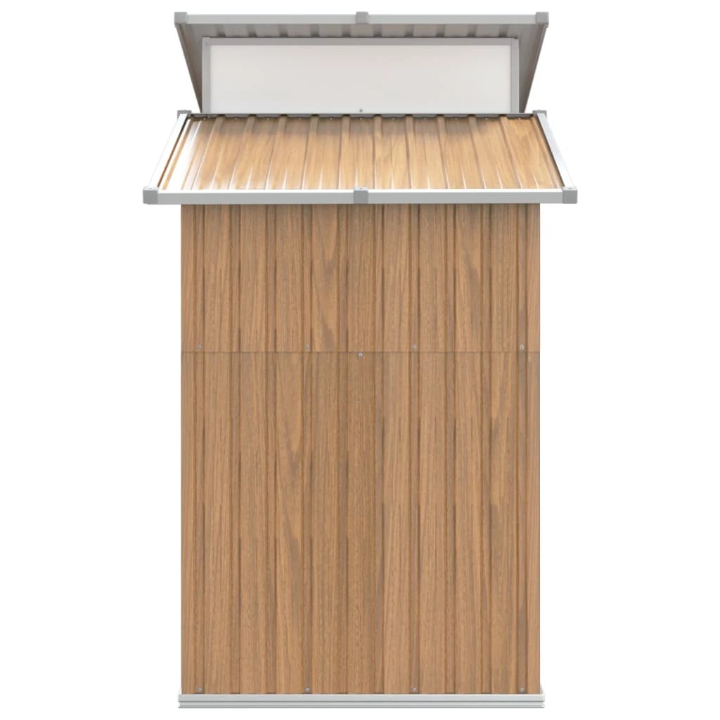 vidaXL Garden Shed Green 270x130x208.5 cm Galvanised Steel by vidaXL
