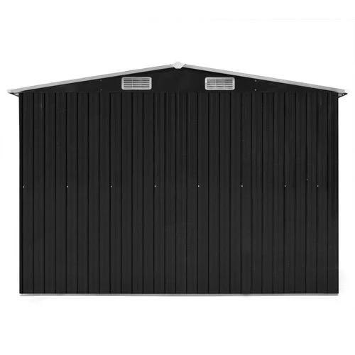 vidaXL vidaXL Garden Shed Anthracite 257x990x181 cm Galvanised steel - Garden Shed