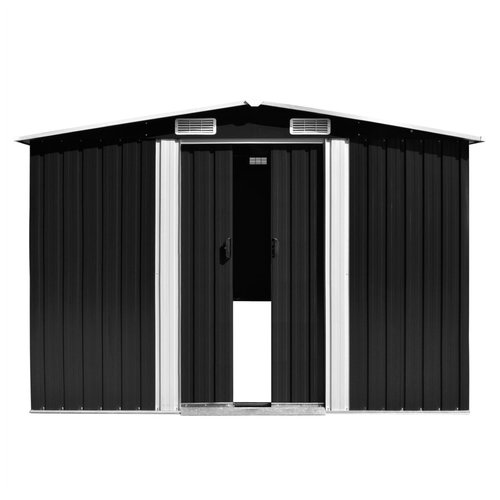 vidaXL vidaXL Garden Shed Anthracite 257x990x181 cm Galvanised steel - Garden Shed