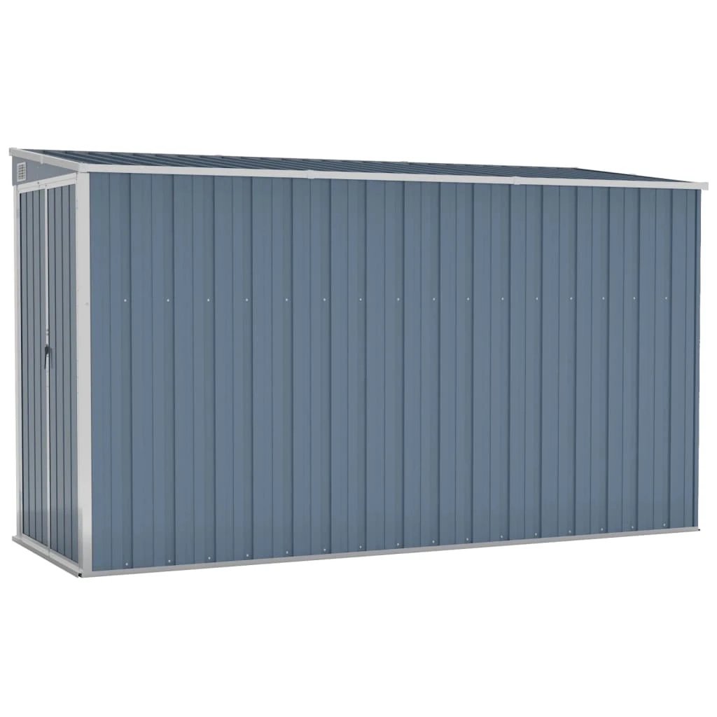 vidaXL Wall-mounted Garden Shed Green 118x100x178 cm Galvanised Steel by vidaXL