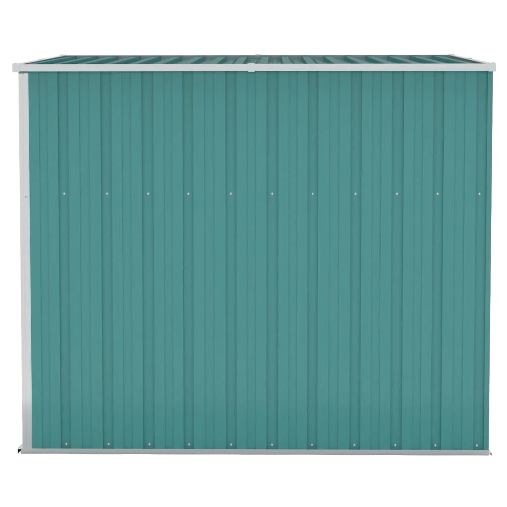 vidaXL Wall-mounted Garden Shed Green 118x100x178 cm Galvanised Steel by vidaXL
