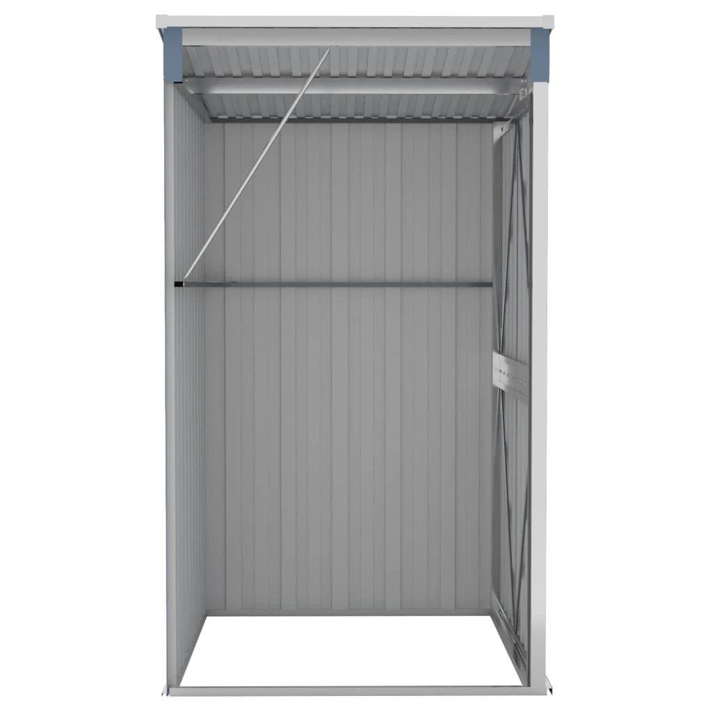 vidaXL vidaXL Wall-mounted Garden Shed Green 118x100x178 cm Galvanised Steel - Garden Shed