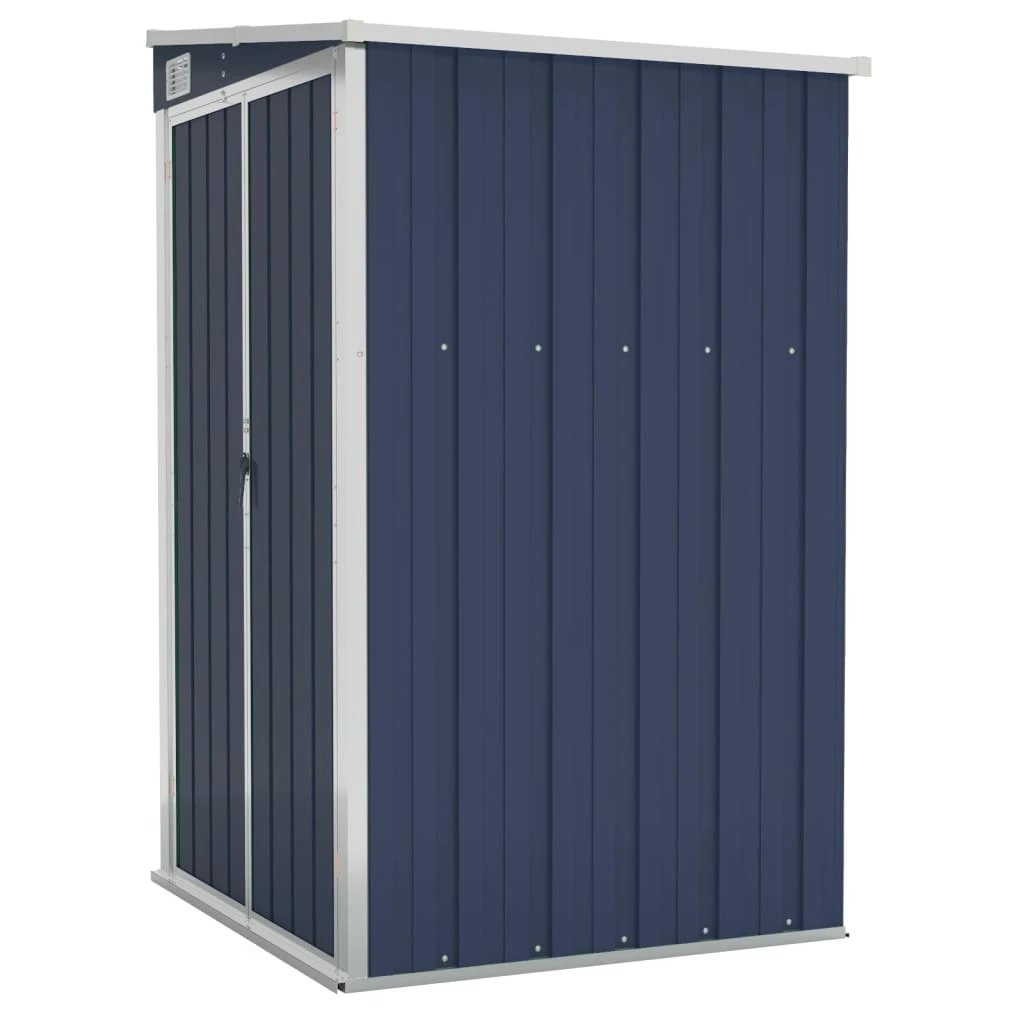 vidaXL Wall-mounted Garden Shed Green 118x100x178 cm Galvanised Steel by vidaXL
