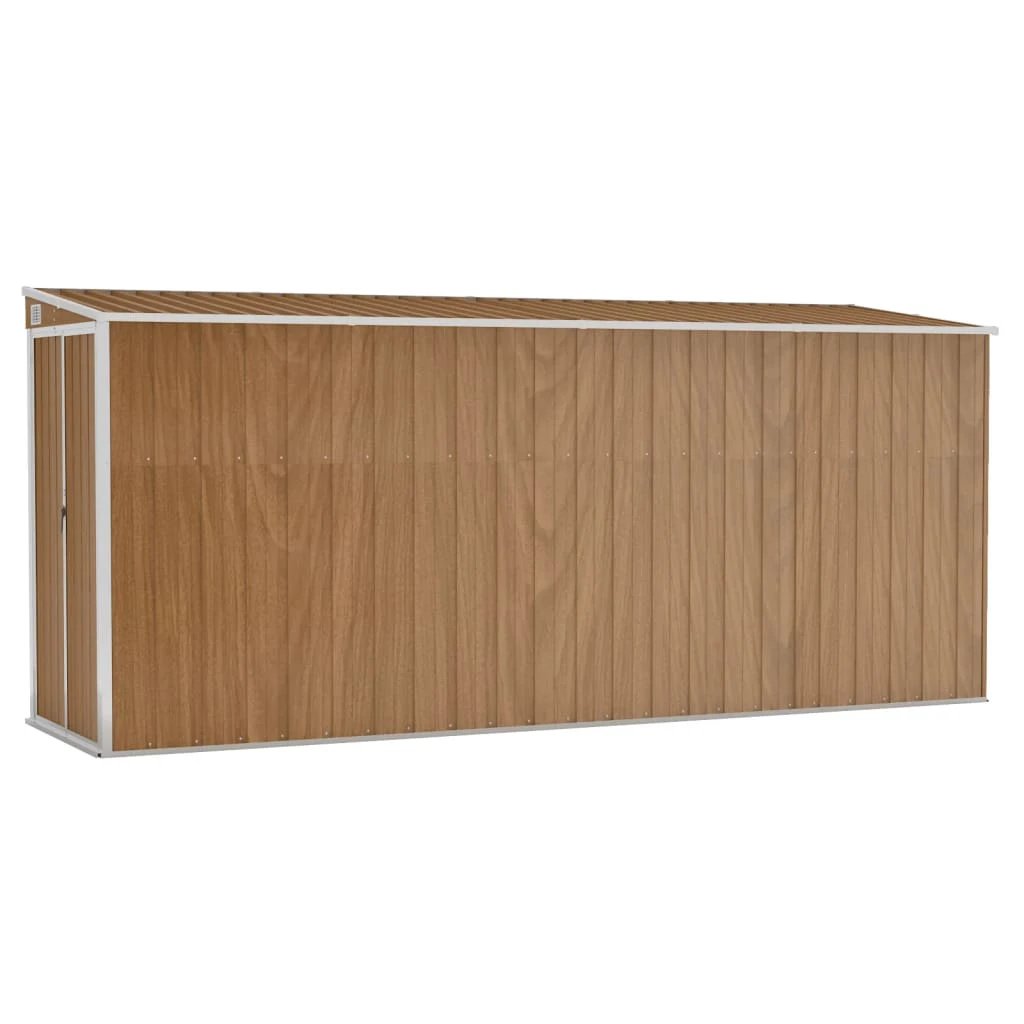 vidaXL vidaXL Wall-mounted Garden Shed Green 118x100x178 cm Galvanised Steel - Garden Shed
