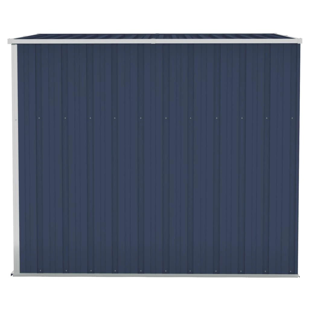 vidaXL Wall-mounted Garden Shed Green 118x100x178 cm Galvanised Steel by vidaXL