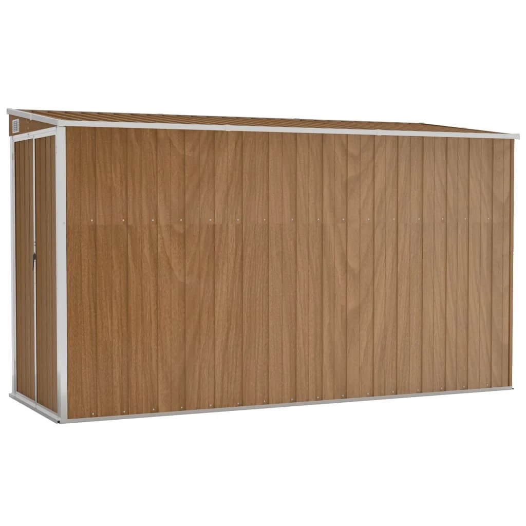 vidaXL vidaXL Wall-mounted Garden Shed Green 118x100x178 cm Galvanised Steel - Garden Shed