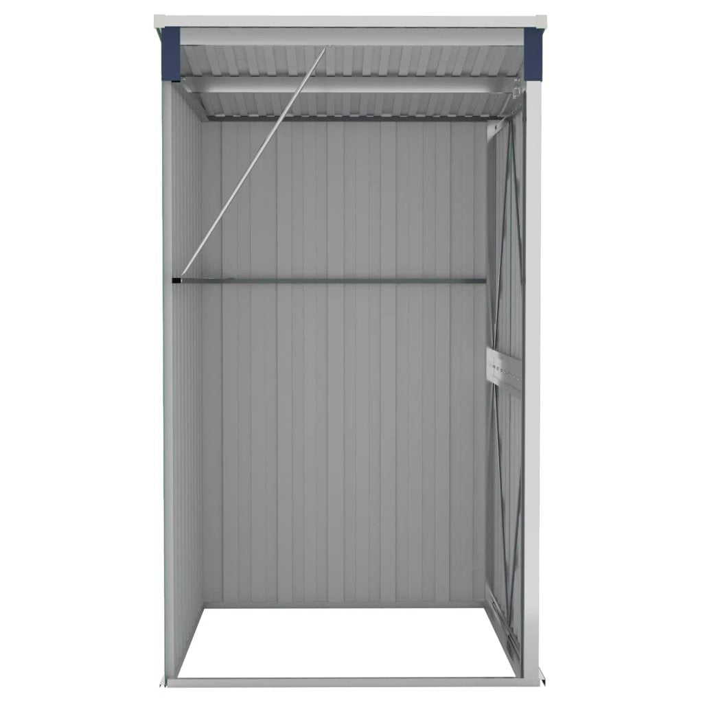 vidaXL Wall-mounted Garden Shed Green 118x100x178 cm Galvanised Steel by vidaXL
