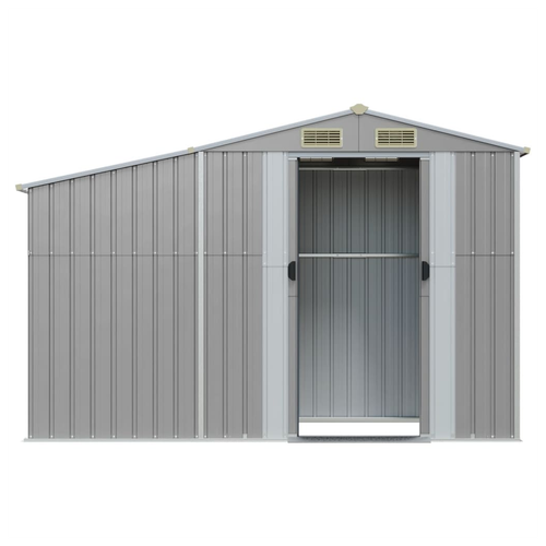 vidaXL Garden Shed Green 277x93x179 cm Galvanised Steel by vidaXL