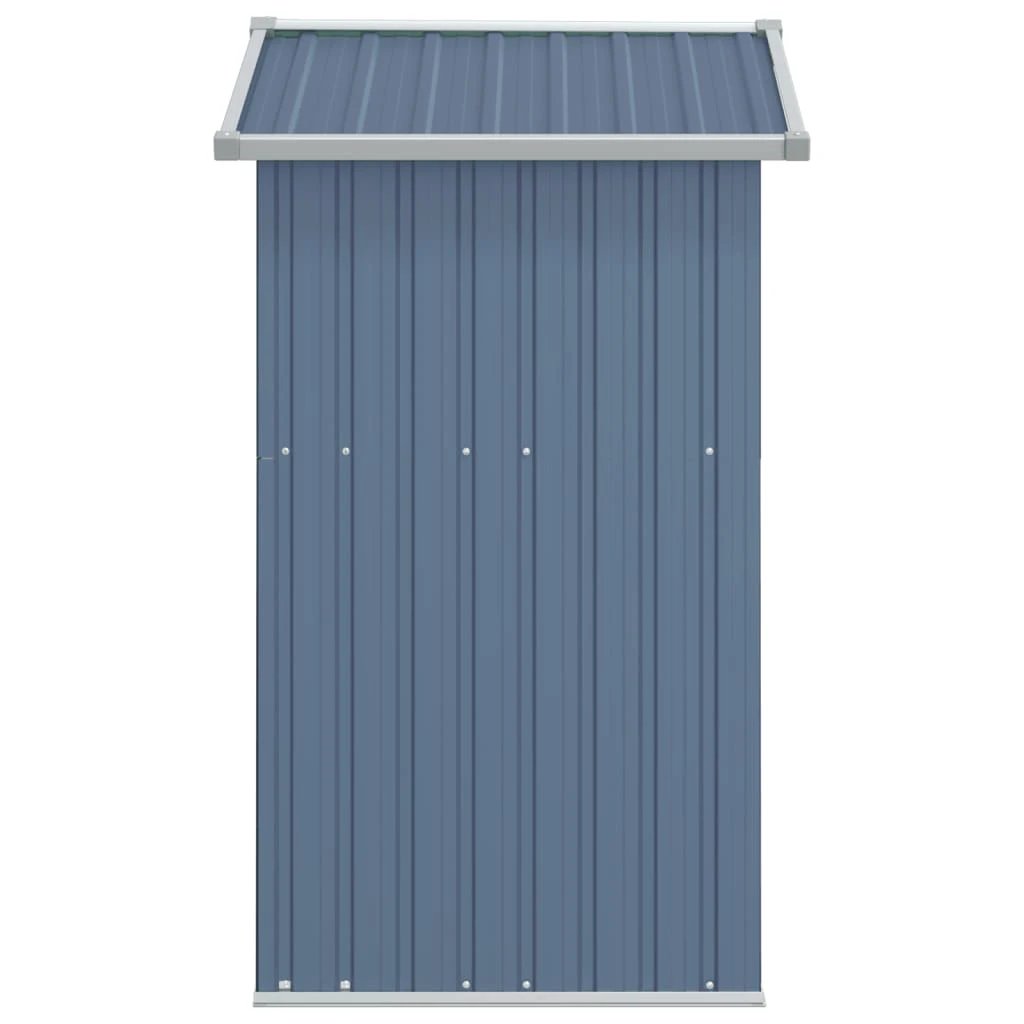 vidaXL Garden Shed Green 126x97.5x177 cm Galvanised Steel by vidaXL