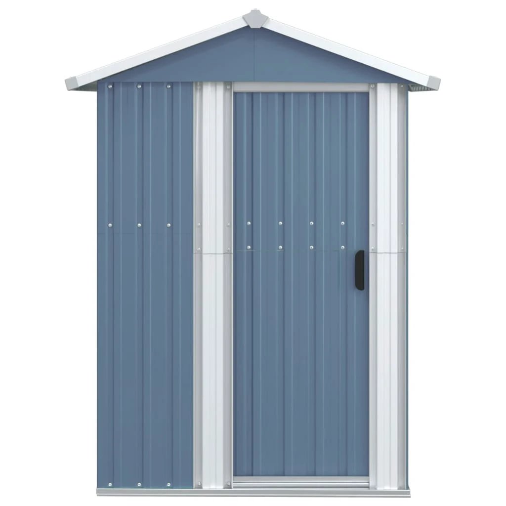 vidaXL Garden Shed Green 126x97.5x177 cm Galvanised Steel by vidaXL