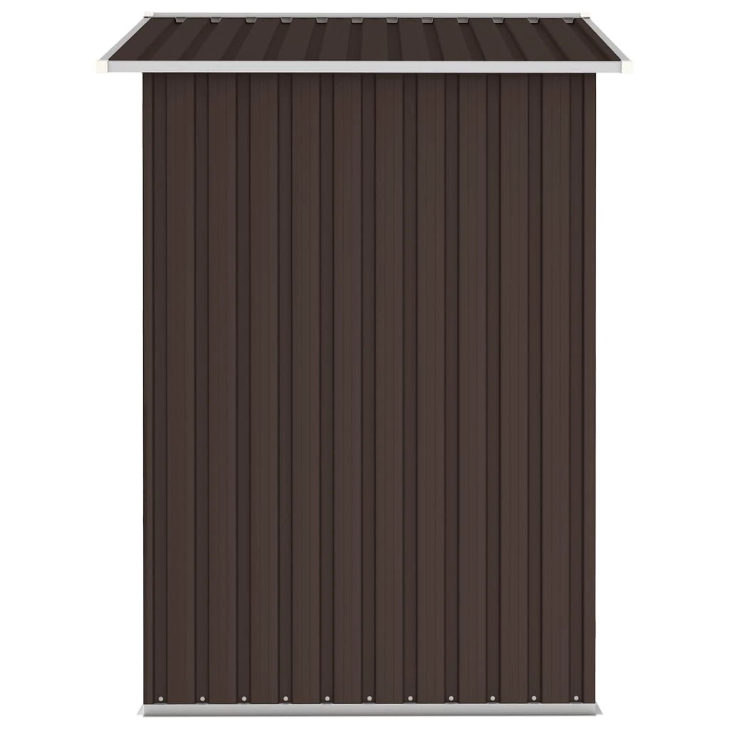 vidaXL Garden Shed Green 205x129x183 cm Galvanised Steel - Garden Shed